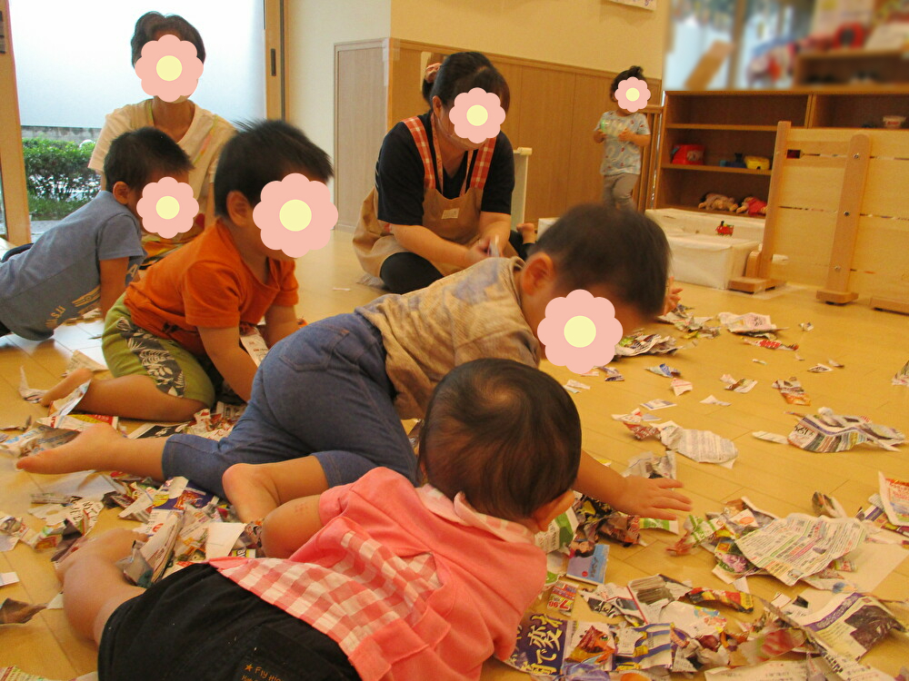 ☆9月の壁面と室内遊びのようす☆