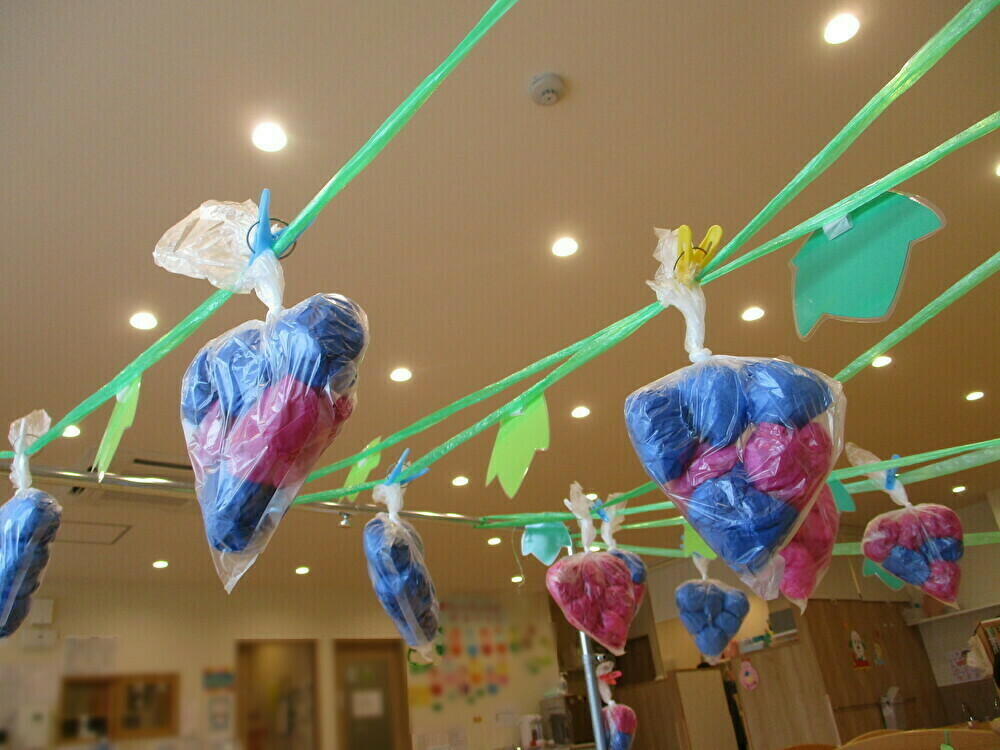 ☆お誕生日会のようす～くだもの狩りごっこ～☆