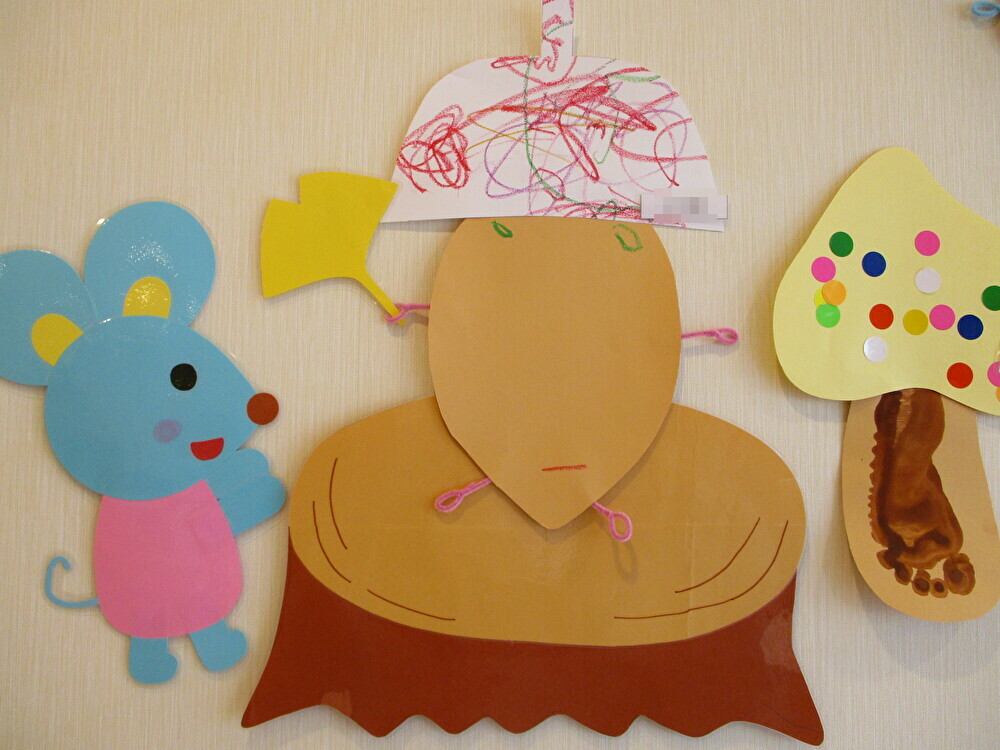 ☆11月の壁面と制作のようす☆