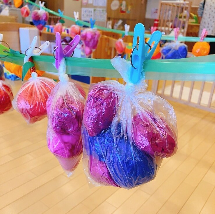 ☆11月の誕生日会とくだもの狩りごっこのようす☆