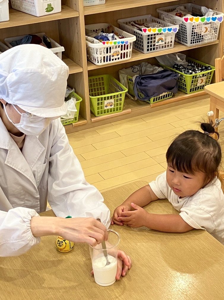 食育☆ヨーグルトを作ってみよう！