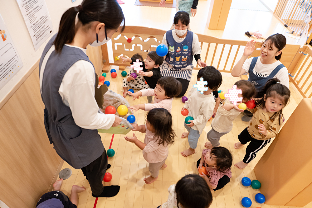 10月のお誕生日会☆ミニ運動会